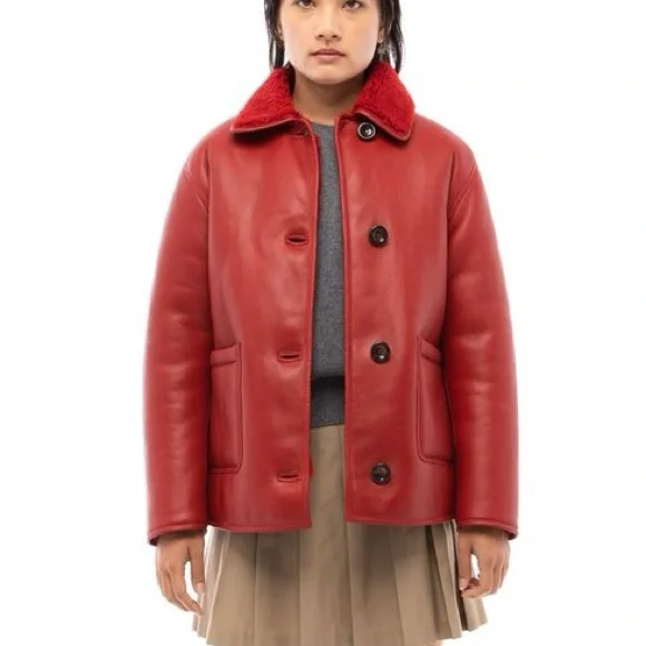 Nicole Saldana Lou Jacket Cherry red - Picture 3 of 4